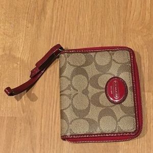Coach Zip Around Wallet